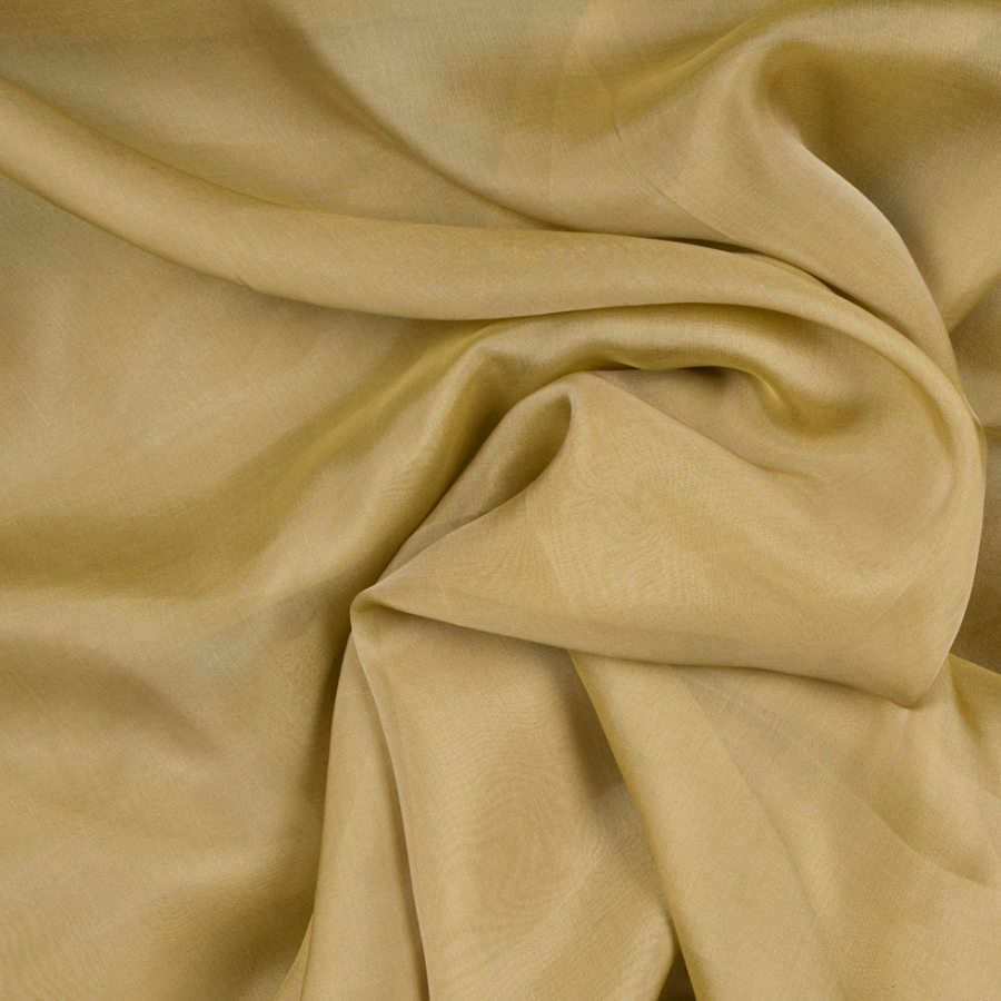 Beige Silk Iridescent Chiffon | Mood Fabrics