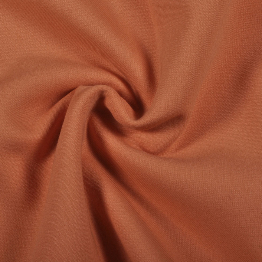 Oscar de la Renta Dusted Pastel Orange Double Face | Mood Fabrics