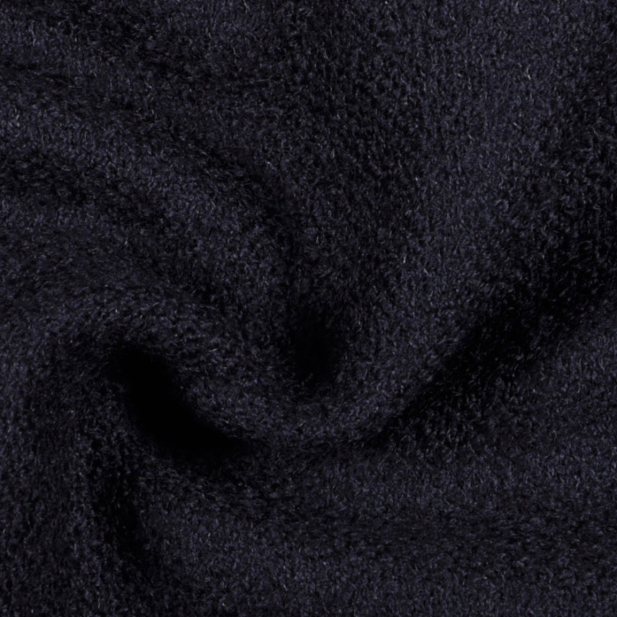 Navy Wool Boucle - Web Archived