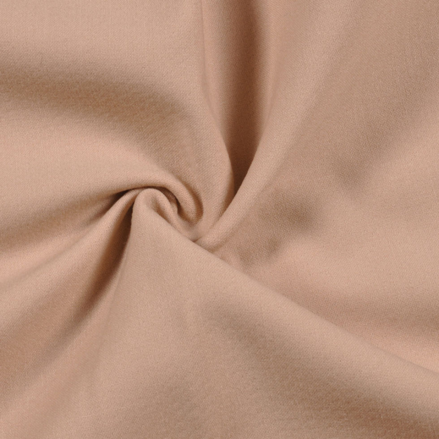 Pale Beige Solid Double Face | Mood Fabrics