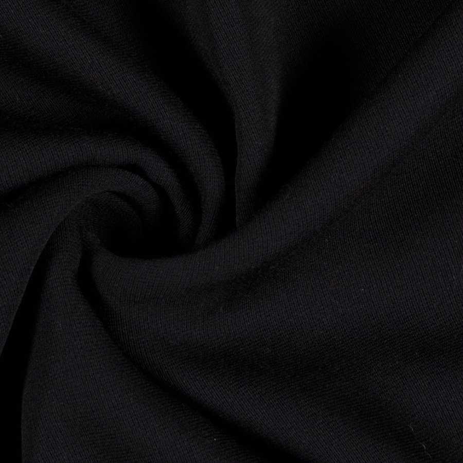 Black Solid Suiting | Mood Fabrics