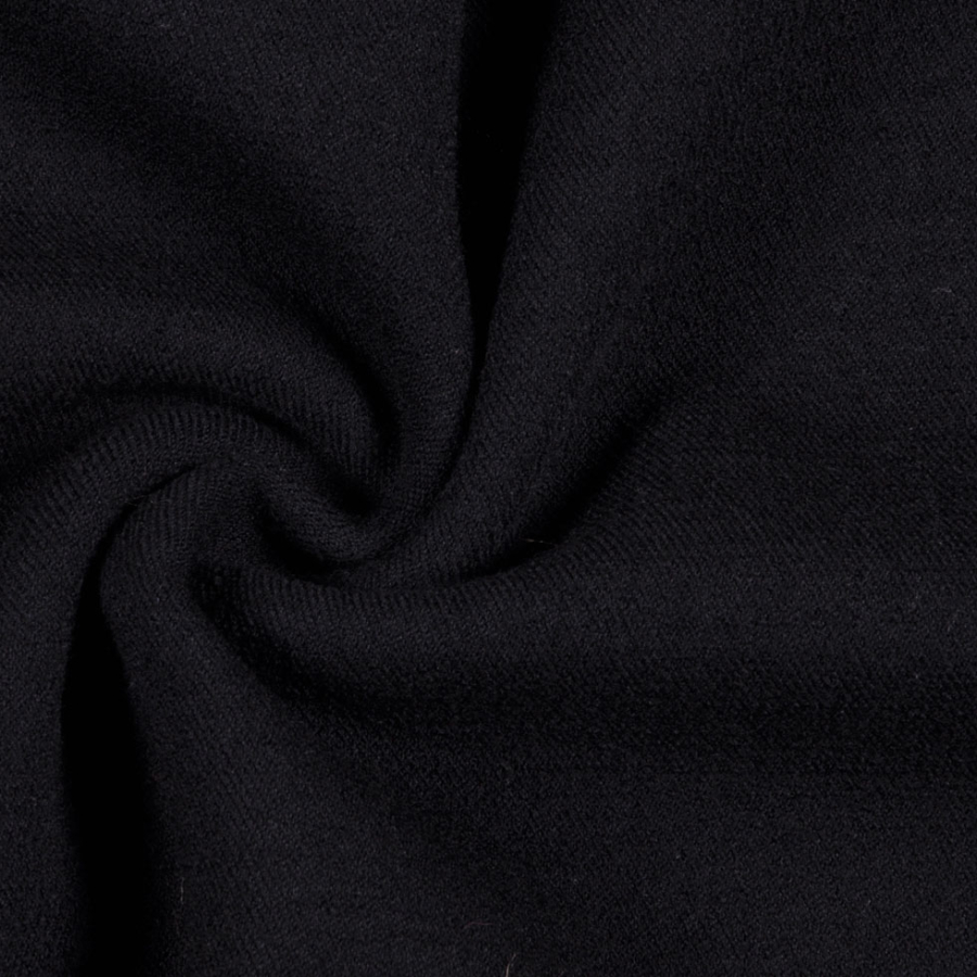 Carolina Herrera Black Solid Suiting | Mood Fabrics