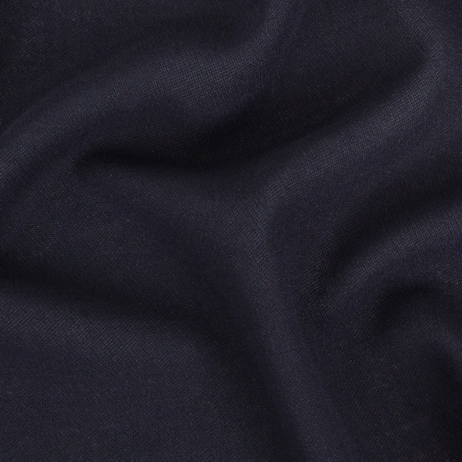 Donna Karan Black Wool Suiting | Mood Fabrics