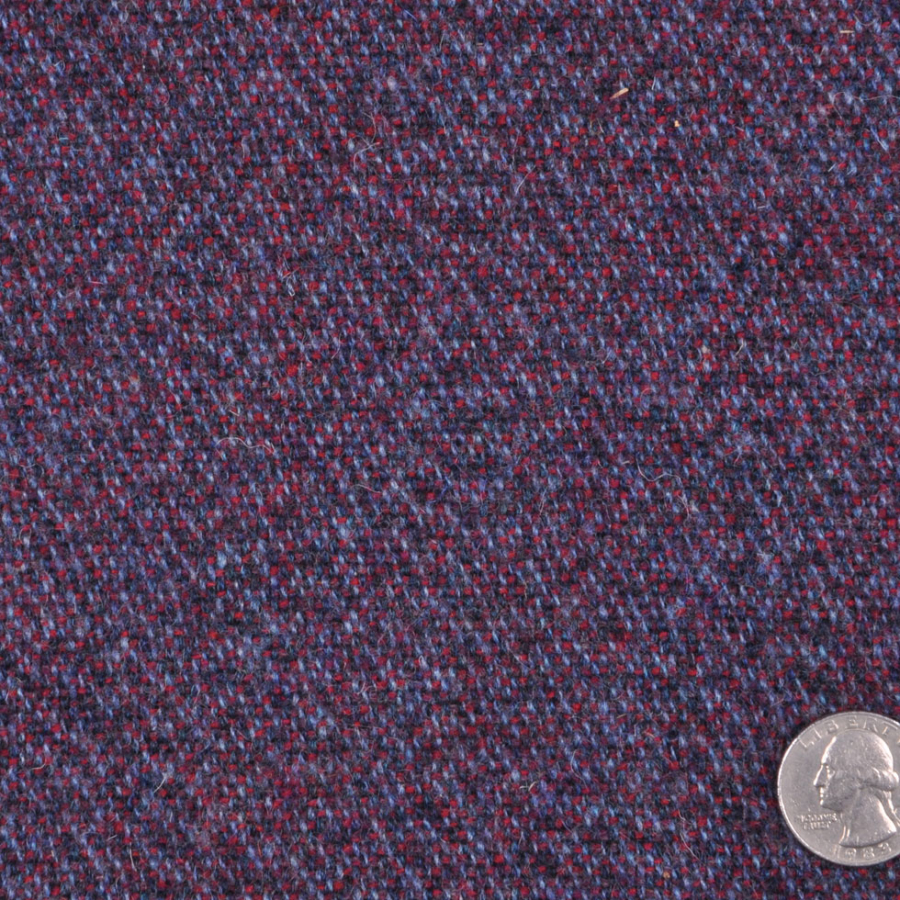 Heather Purple Solid Coating | Mood Fabrics