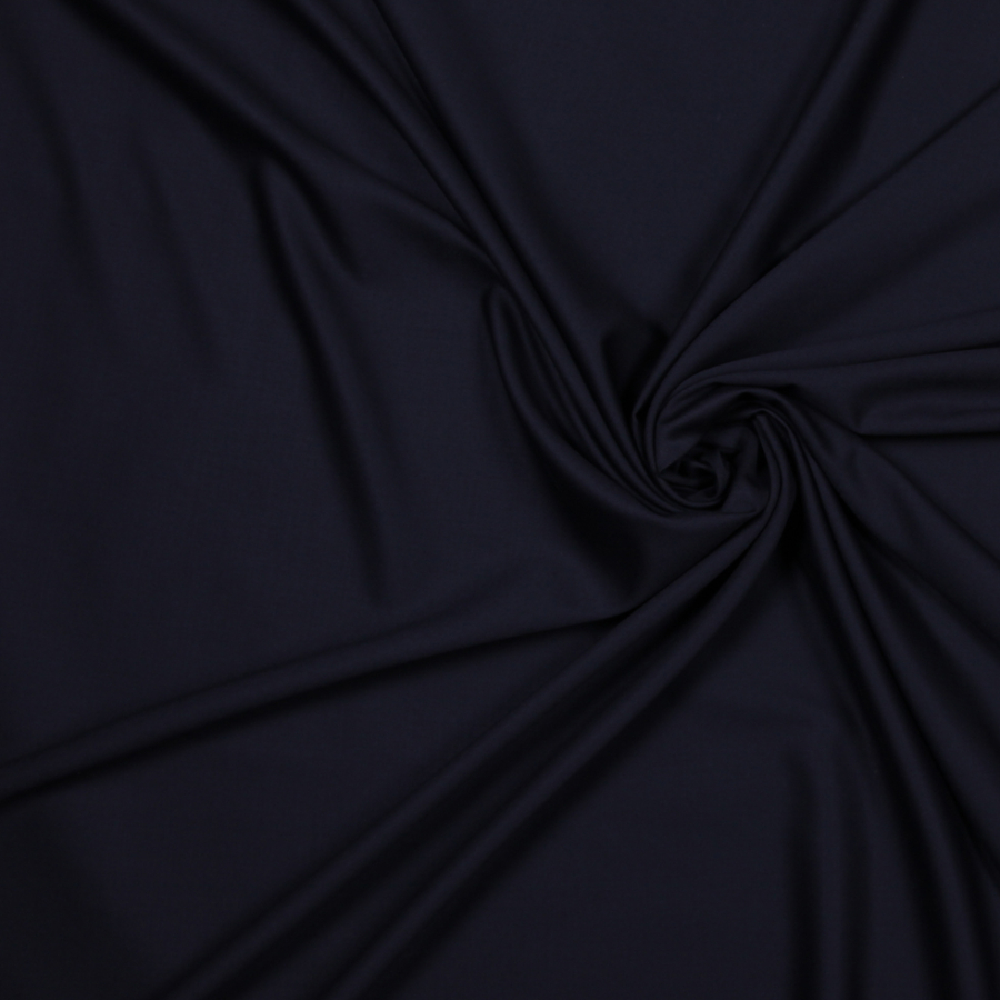 Calvin Klein Black Wool Suiting | Mood Fabrics
