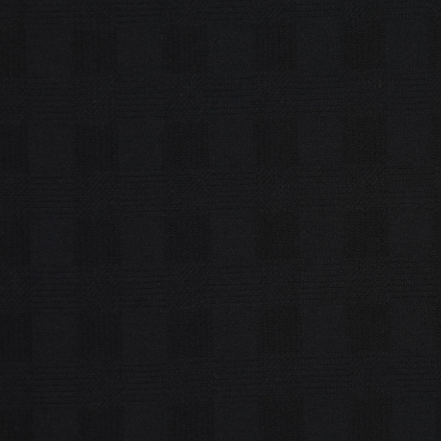 Carolina Herrera Black Wool Tweed | Mood Fabrics