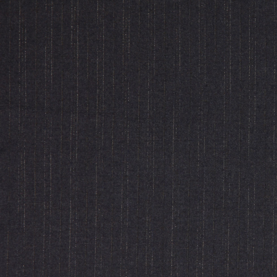 Midnight Blue Solid Suiting | Mood Fabrics