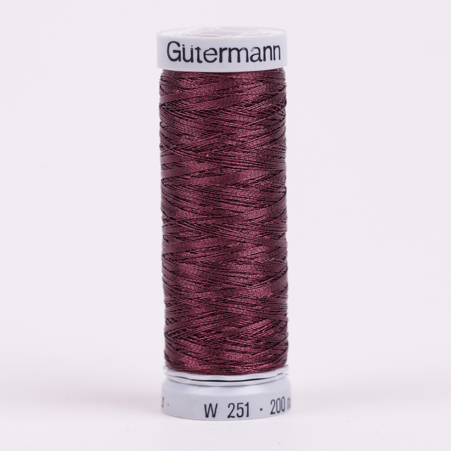 4395 Zinfandel 200m Gutermann Metallic Thread | Mood Fabrics