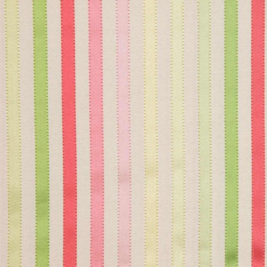 Watermelon Stripes Satin | Mood Fabrics
