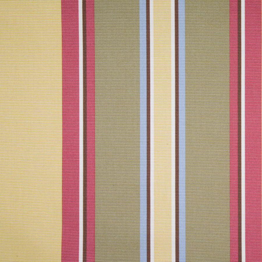 Olive/Duck Egg/Chocolate/Cream/Honey/Cranberry Stripes Prints | Mood Fabrics