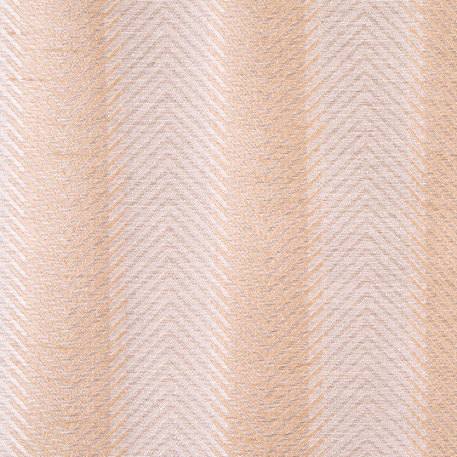 Royal Gold/Victorian Gold Stripes Shantung   /Dupioni | Mood Fabrics