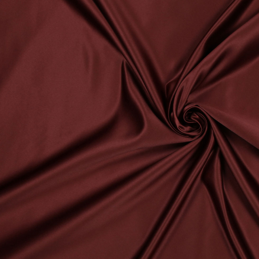Rusty Brown Solid Satin | Mood Fabrics
