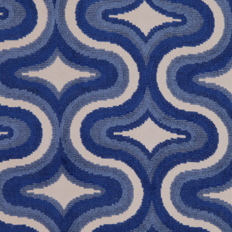 Blue Classical Chenille | Mood Fabrics