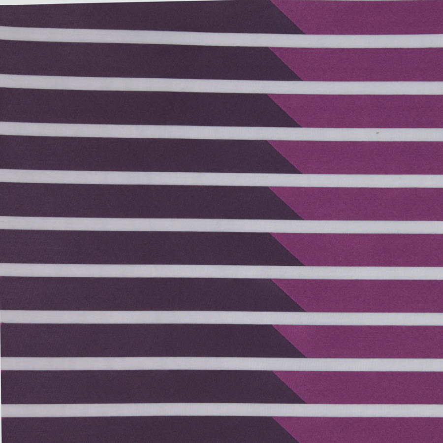Purple 40353 Stripes Sheer | Mood Fabrics