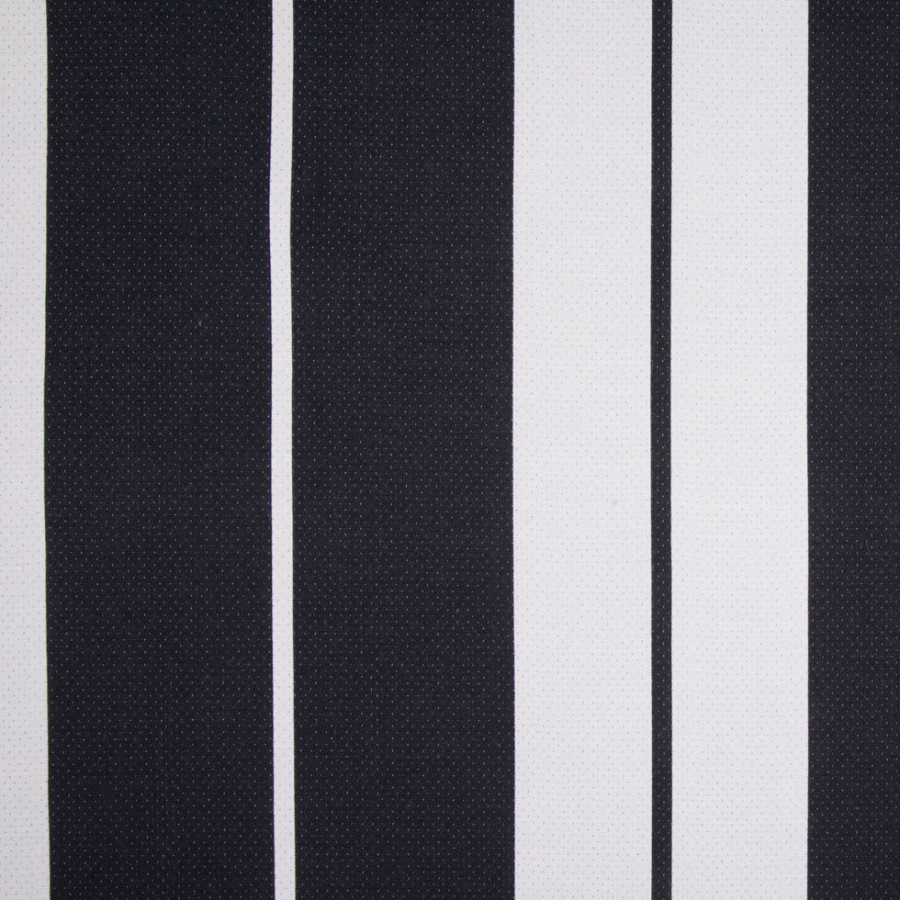 Black/Natural Stripes Woven | Mood Fabrics