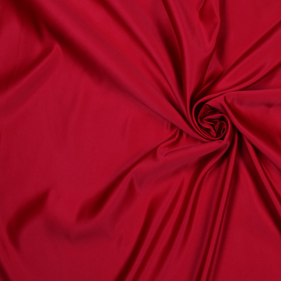 Primary Red Solid Satin | Mood Fabrics