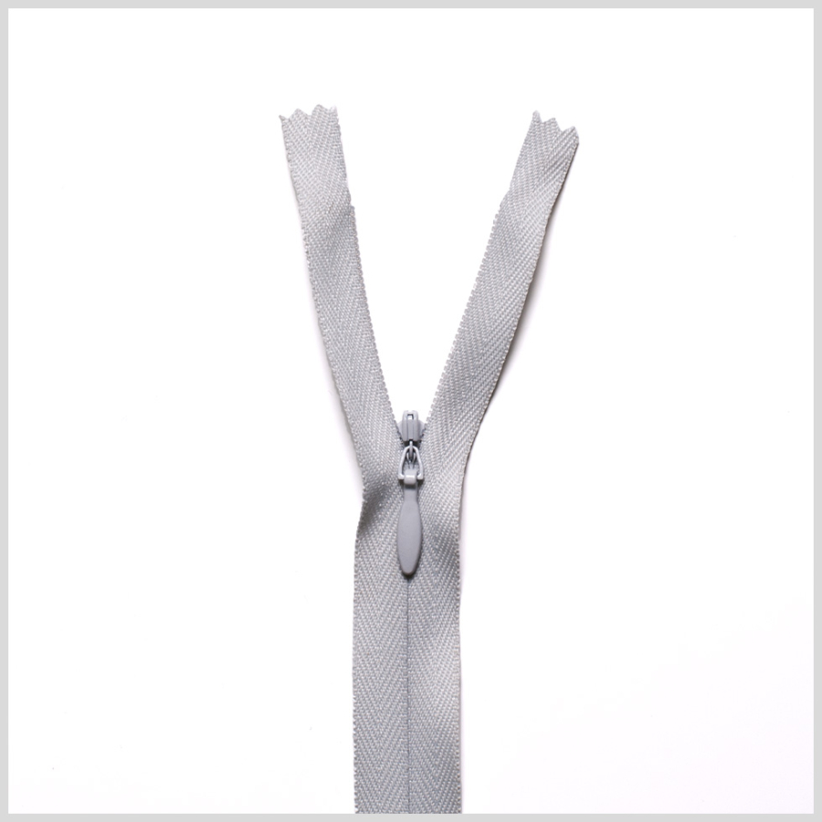 336 Pale Gray 24 Invisible Zipper | Mood Fabrics