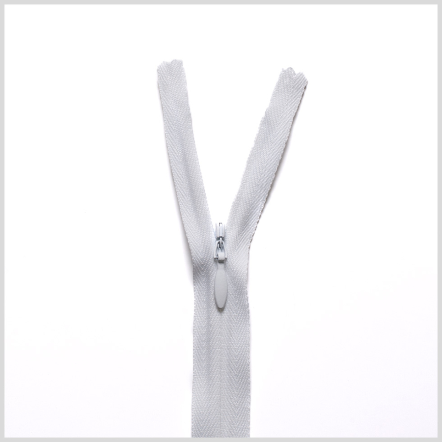 501 White 24 Invisible Zipper | Mood Fabrics
