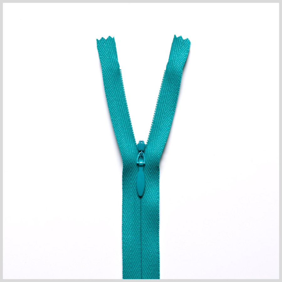 539 Turquoise 24 Invisible Zipper | Mood Fabrics
