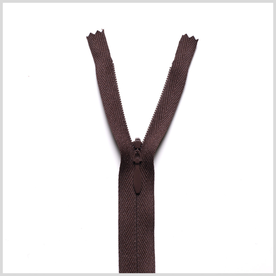 868 Rich Brown 24 Invisible Zipper | Mood Fabrics