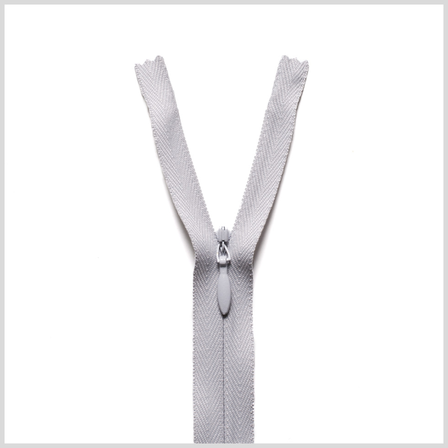 154 Pale Gray 9 Invisible Zipper | Mood Fabrics