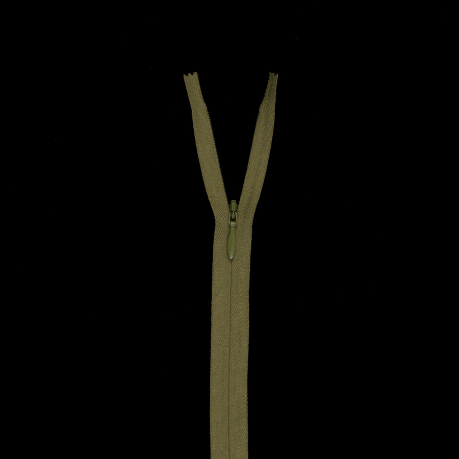 247 Green Moss Invisible Zipper - 9 | Mood Fabrics