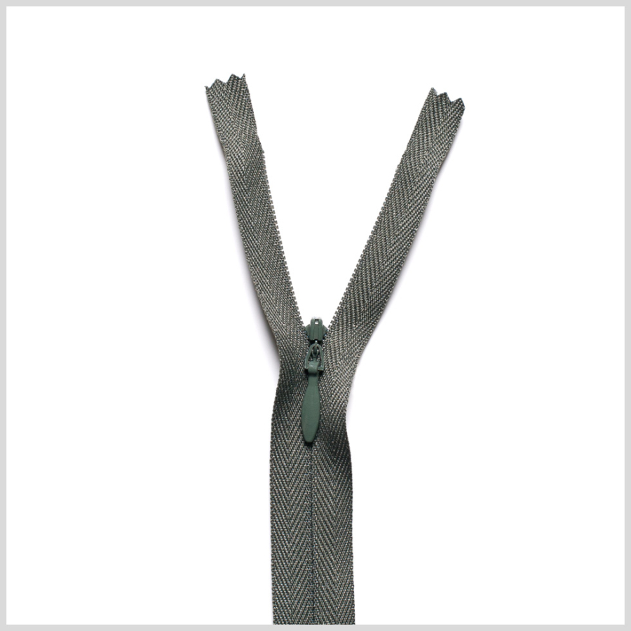 567 Pale Army 9 Invisible Zipper | Mood Fabrics