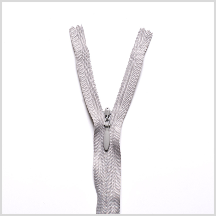 576 Beige Gray 9 Invisible Zipper | Mood Fabrics