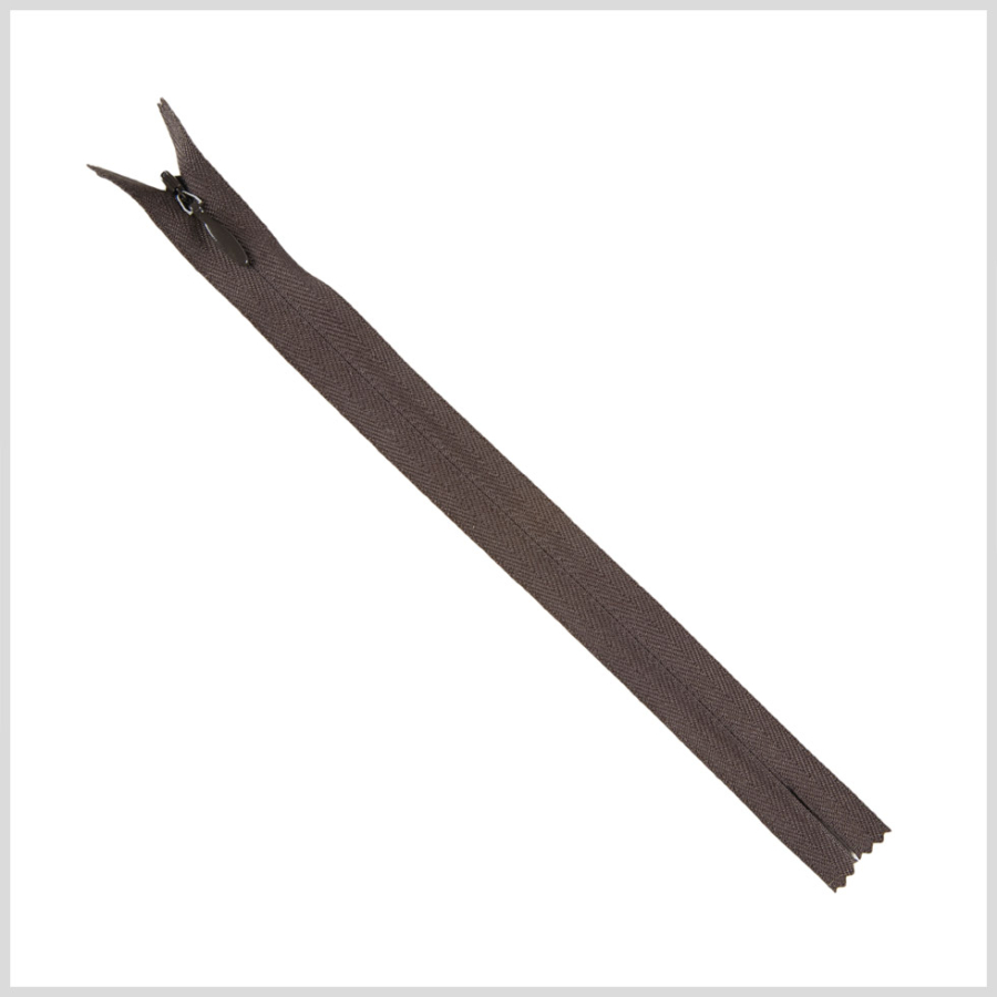 917 Dark Chocolate 9 Invisible Zipper | Mood Fabrics