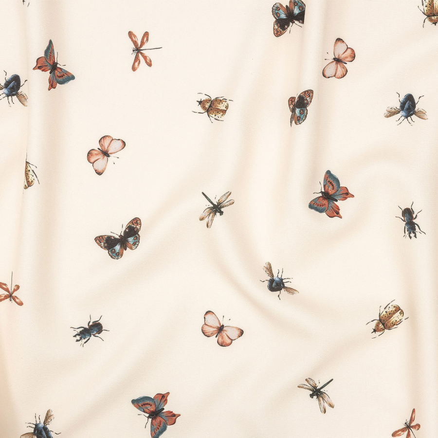 Mood Exclusive Butterfly Effect Stretch Polyester Crepe | Mood Fabrics