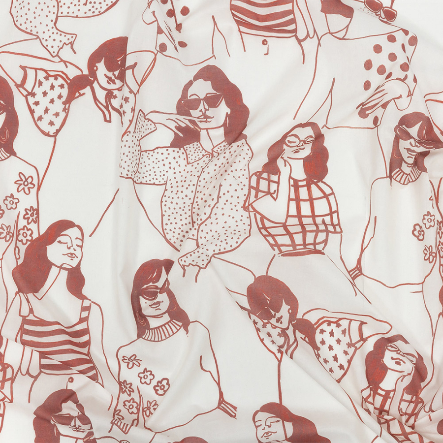 Mood Exclusive Cameo Cotton Voile | Mood Fabrics