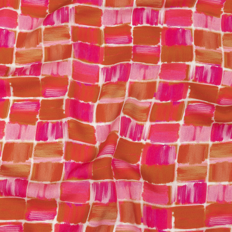 Mood Exclusive Pink Swatch Me Rayon Batiste | Mood Fabrics