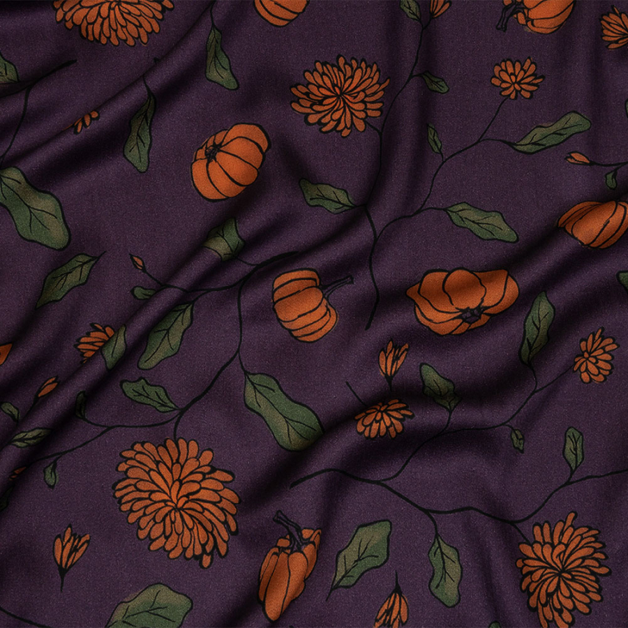 Mood Exclusive Chrysanthemum Crisp Rayon Batiste | Mood Fabrics