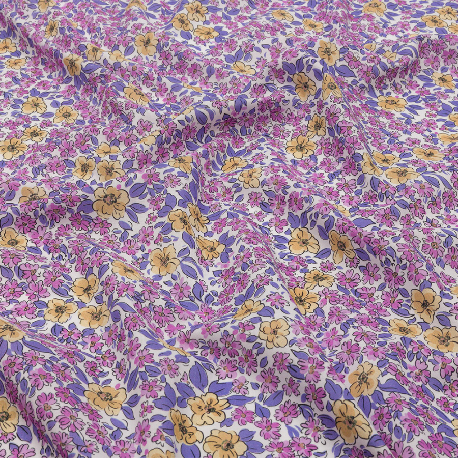 Mood Exclusive Large Pink Springtime Saunter Cotton Voile | Mood Fabrics