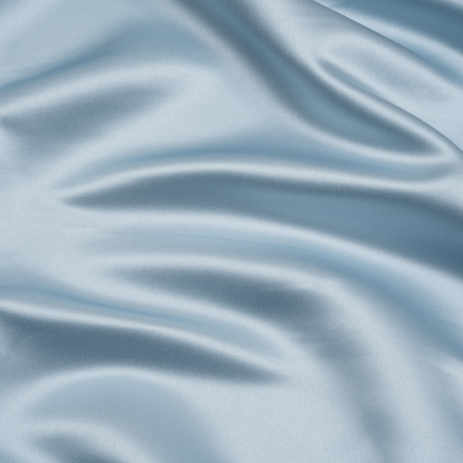 Gavia Baby Blue Premium Polyester Satin | Mood Fabrics