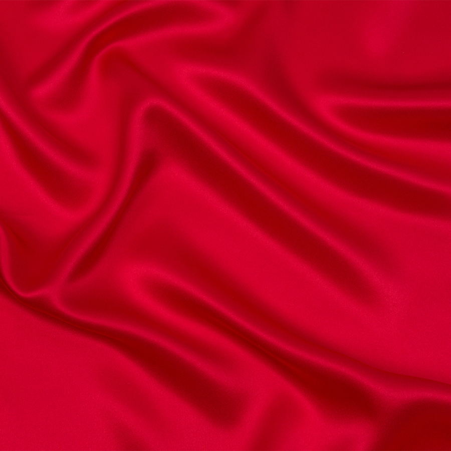 Premium Red Silk Charmeuse - Charmeuse - Silk - Fashion Fabrics