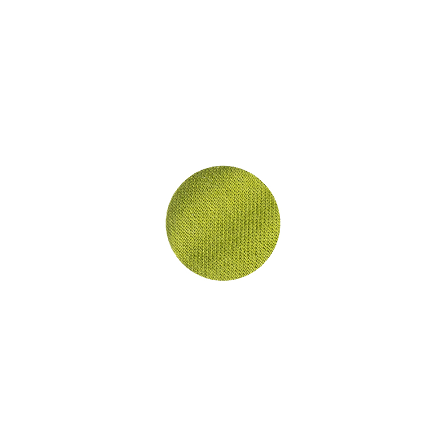 Mood Exclusive Peridot Silk Covered Button - 16L/10mm | Mood Fabrics
