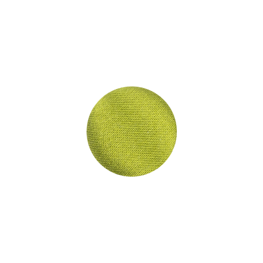 Mood Exclusive Peridot Silk Covered Button - 20L/12.5mm | Mood Fabrics