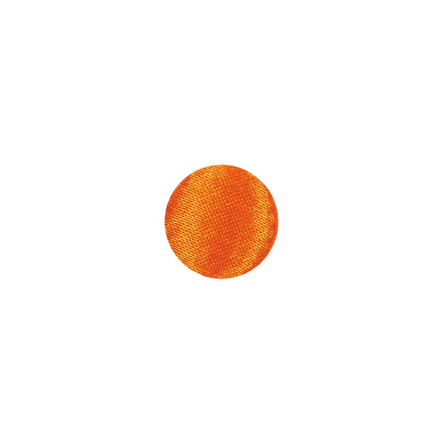 Mood Exclusive Burnt Orange Silk Covered Button - 16L/10mm | Mood Fabrics