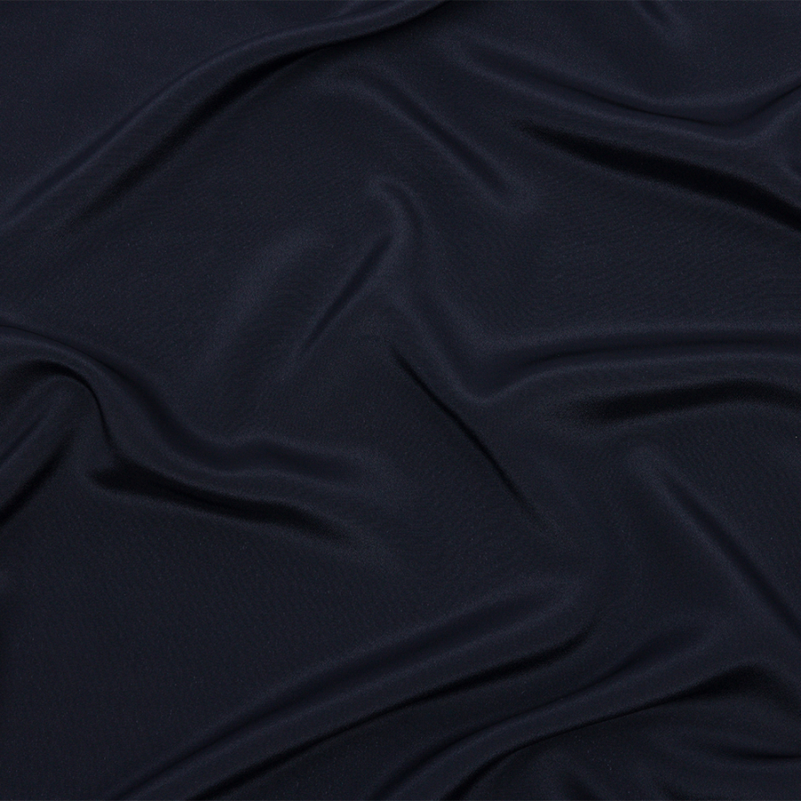 Midnight Silk Crepe de Chine | Mood Fabrics
