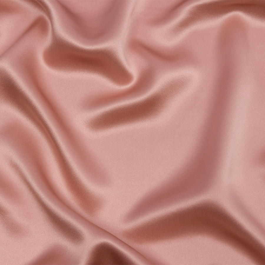 Premium Blush Stretch Silk Charmeuse | Mood Fabrics