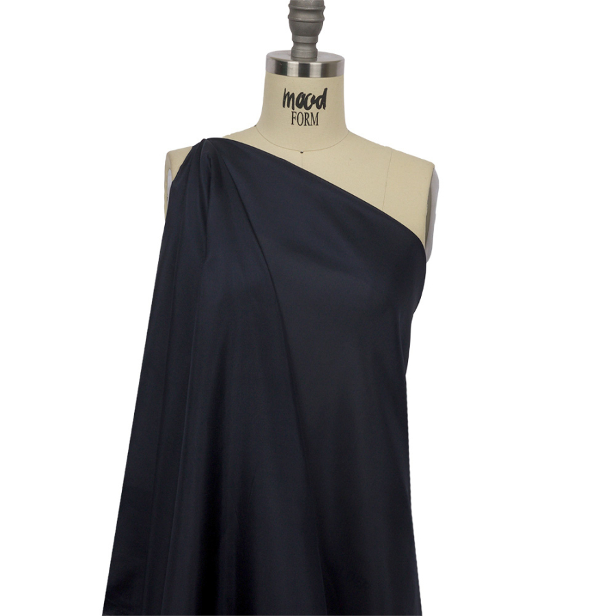 Premium Navy China Silk/Habotai - China Silk - Silk - Fashion Fabrics