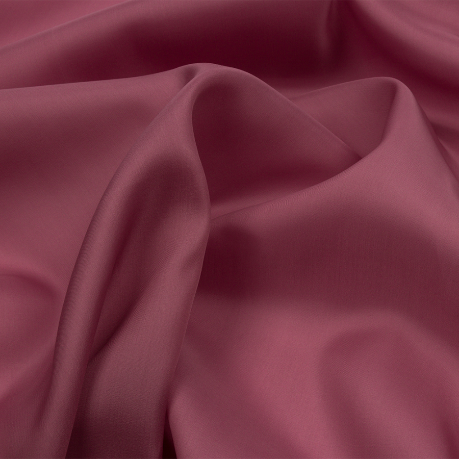 Premium Crushed Berry Wide Silk Satin Face Organza | Mood Fabrics