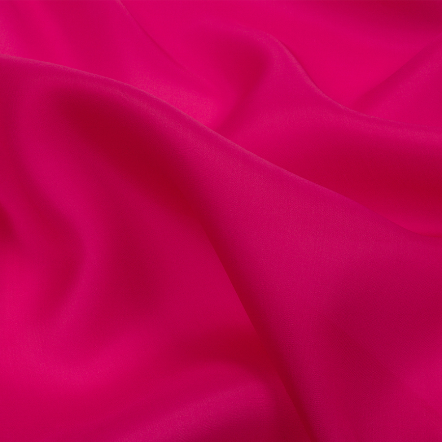 Premium Beetroot Silk Satin Face Organza | Mood Fabrics