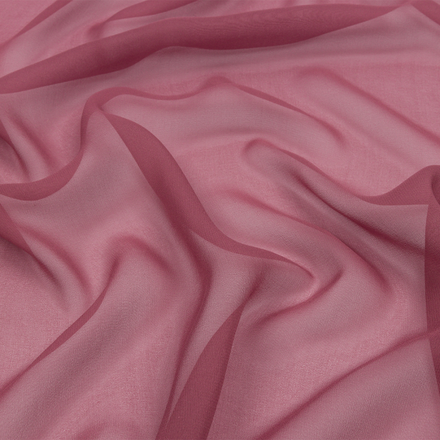 Premium Crushed Berry Silk Chiffon | Mood Fabrics