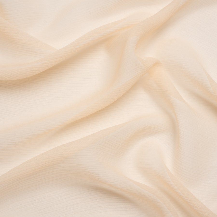 Premium Bellini Silk Crinkled Chiffon | Mood Fabrics
