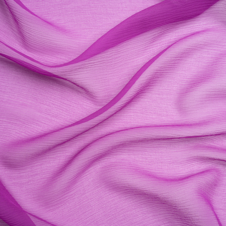 Premium Sparkling Silk Crinkled Chiffon | Mood Fabrics