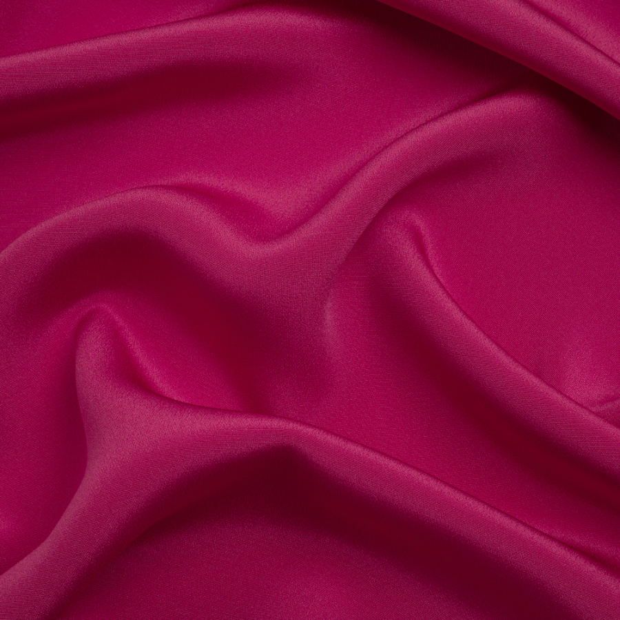 Magenta Haze Silk 4-Ply Crepe | Mood Fabrics