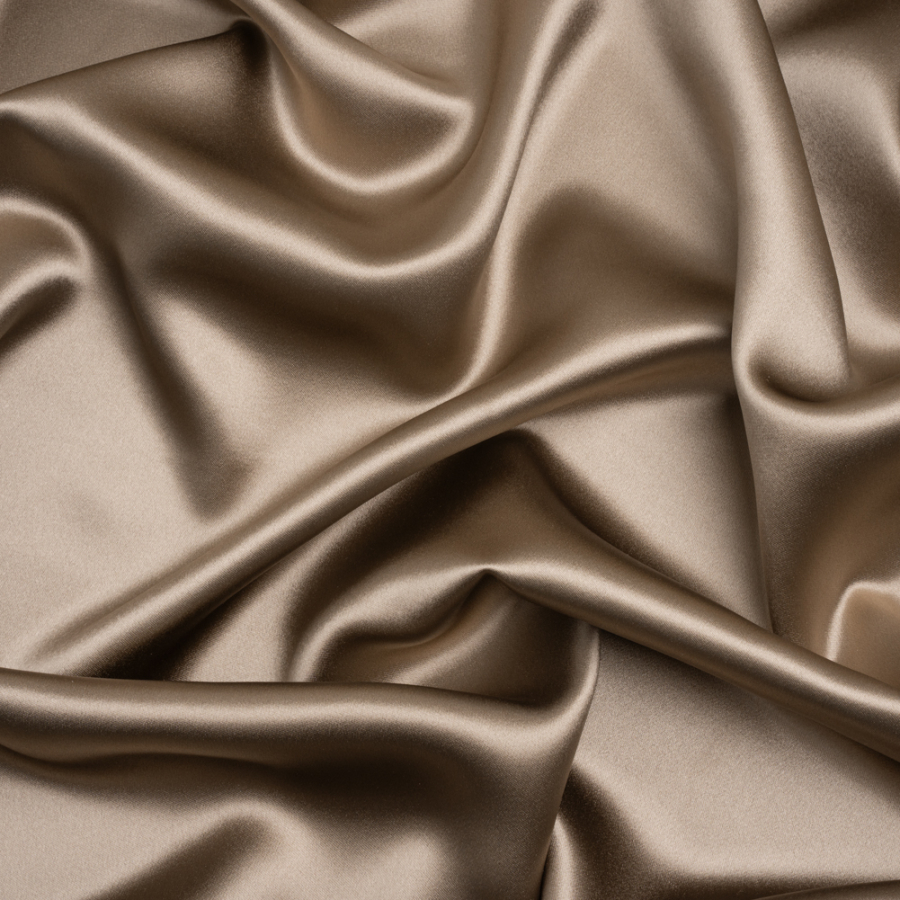 Premium Fungi Silk Crepe Back Satin | Mood Fabrics