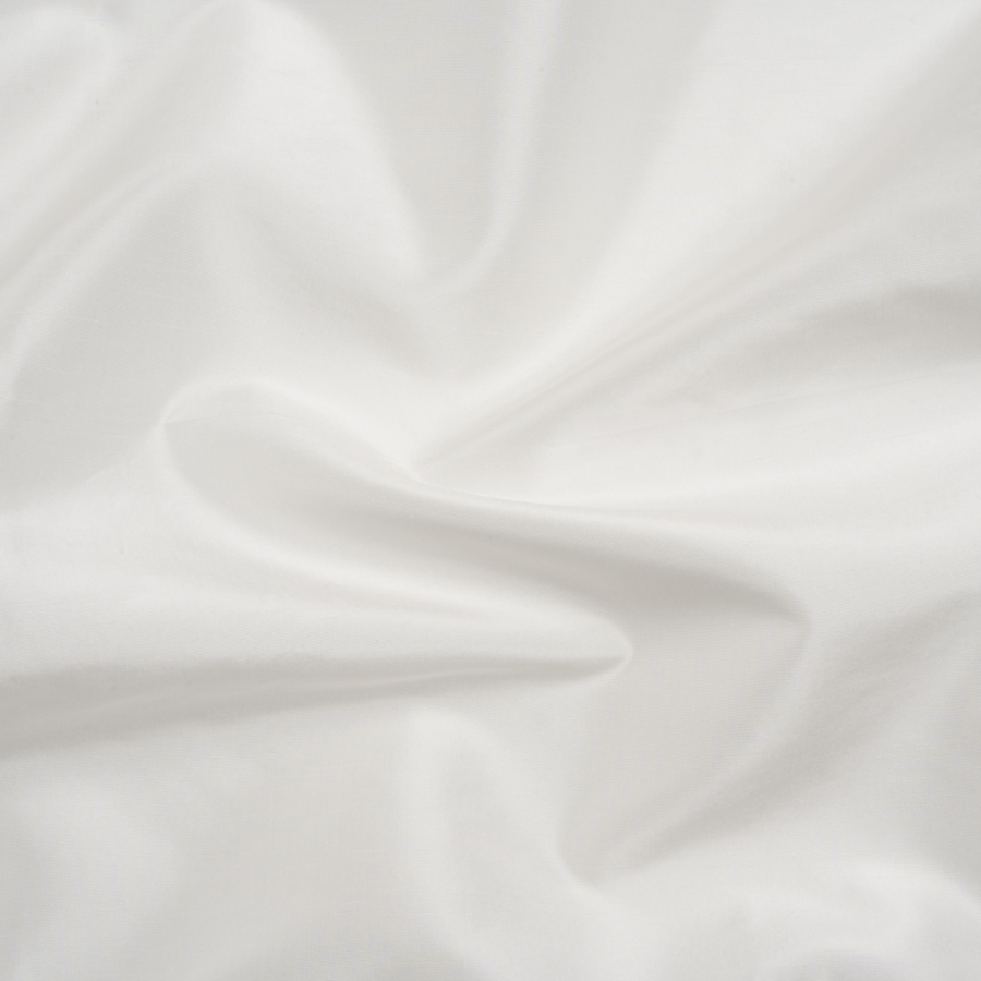 Premium Whisper White Silk Taffeta | Mood Fabrics
